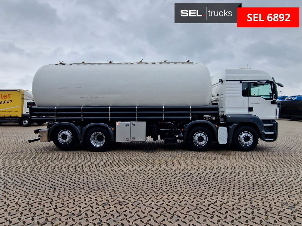 MAN TGS 35.440 8X2-4 BL / SILO / 36m3 /Lenkachse - Tartályos teherautó: 5 kép. MAN TGS 35.440 8X2-4 BL / SILO / 36m3 /Lenkachse - Tartályos teherautó: 5 kép.