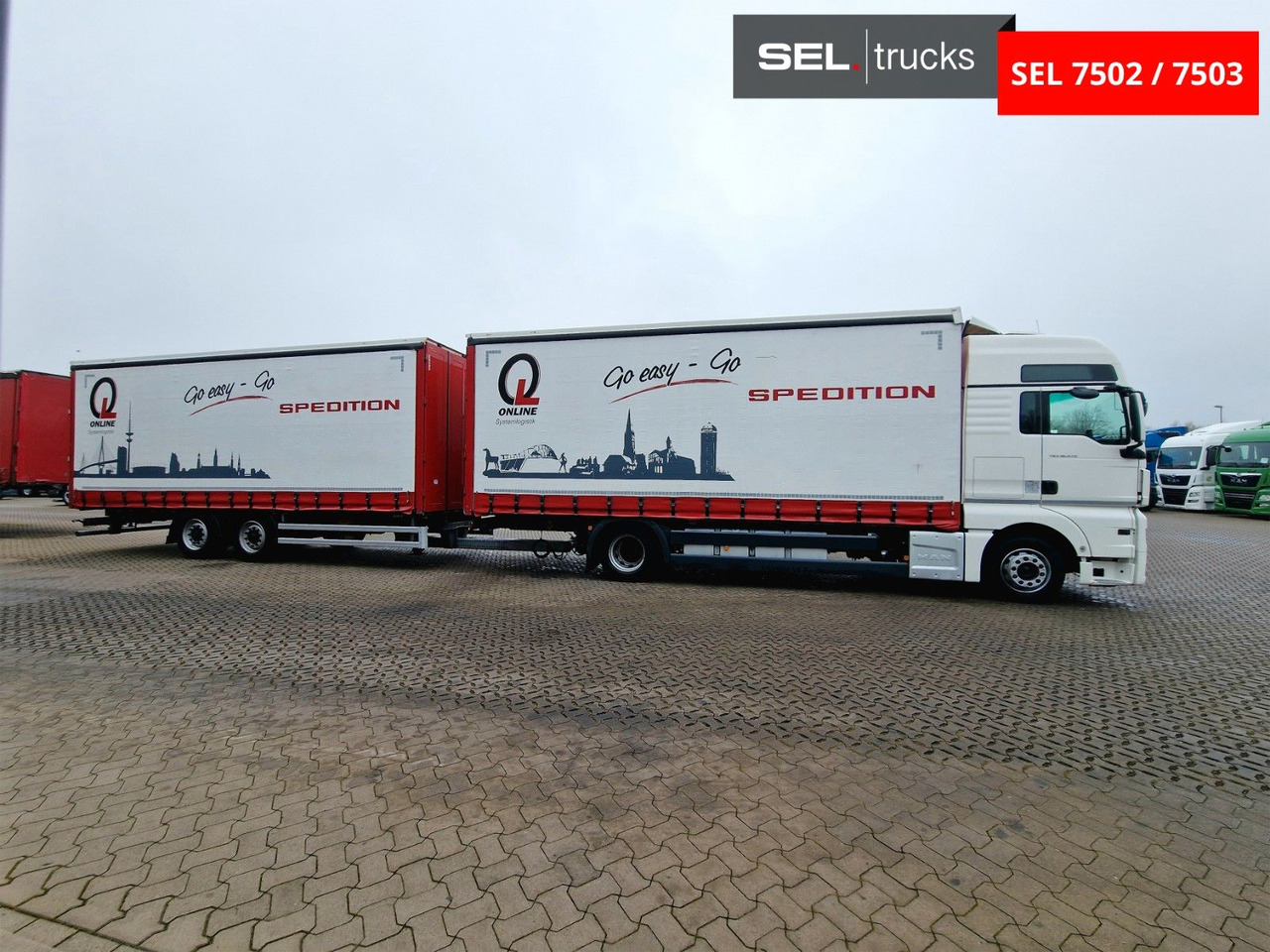 MAN TGX 18.470 4X2 LL/Intarder/Aluklap./Durchlade/6D - Ponyvás teherautó: 4 kép. MAN TGX 18.470 4X2 LL/Intarder/Aluklap./Durchlade/6D - Ponyvás teherautó: 4 kép.