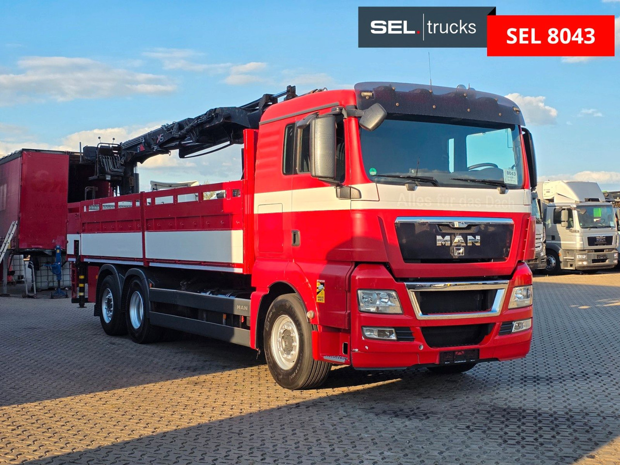 MAN TGX 26.360 6x2-2 BL / Intarder / HIAB 166K PRO - Darus autó: 3 kép. MAN TGX 26.360 6x2-2 BL / Intarder / HIAB 166K PRO - Darus autó: 3 kép.
