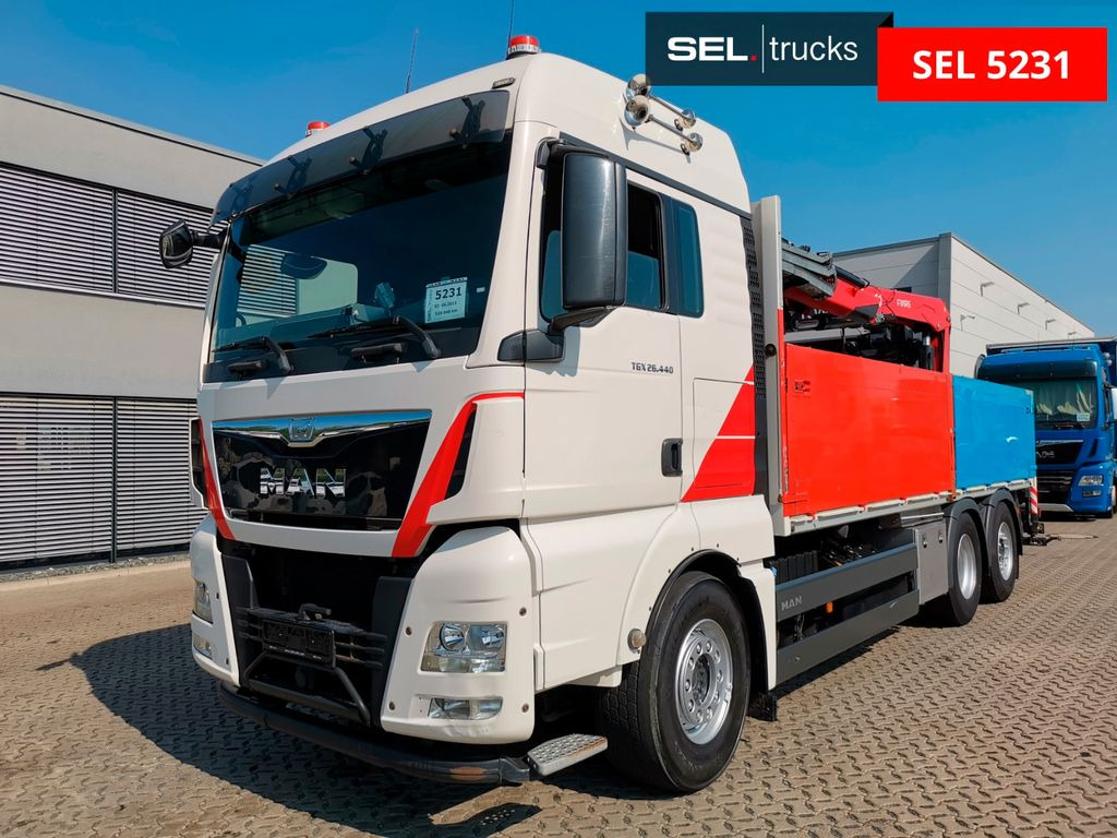 MAN TGX 26.440 6X2-4 BL /Fassi /Lenkachse /Intarder MAN TGX 26.440 6X2-4 BL /Fassi /Lenkachse /Intarder - Darus autó: 1 kép. MAN TGX 26.440 6X2-4 BL /Fassi /Lenkachse /Intarder MAN TGX 26.440 6X2-4 BL /Fassi /Lenkachse /Intarder - Darus autó: 1 kép.