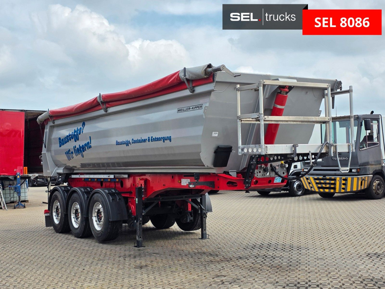 Meiller KISA3 / Alu-Felgen / Liftachse - Félpótkocsi billenőplatós: 4 kép. Meiller KISA3 / Alu-Felgen / Liftachse - Félpótkocsi billenőplatós: 4 kép.