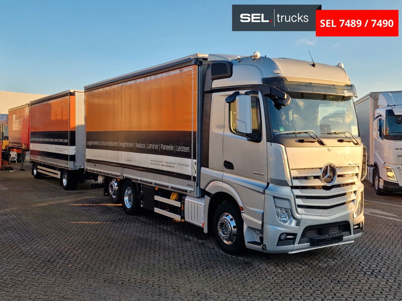 Mercedes-Benz Actros 2545 / KOMPLETT! / Alukappen / Standklima - Ponyvás teherautó: 3 kép. Mercedes-Benz Actros 2545 / KOMPLETT! / Alukappen / Standklima - Ponyvás teherautó: 3 kép.