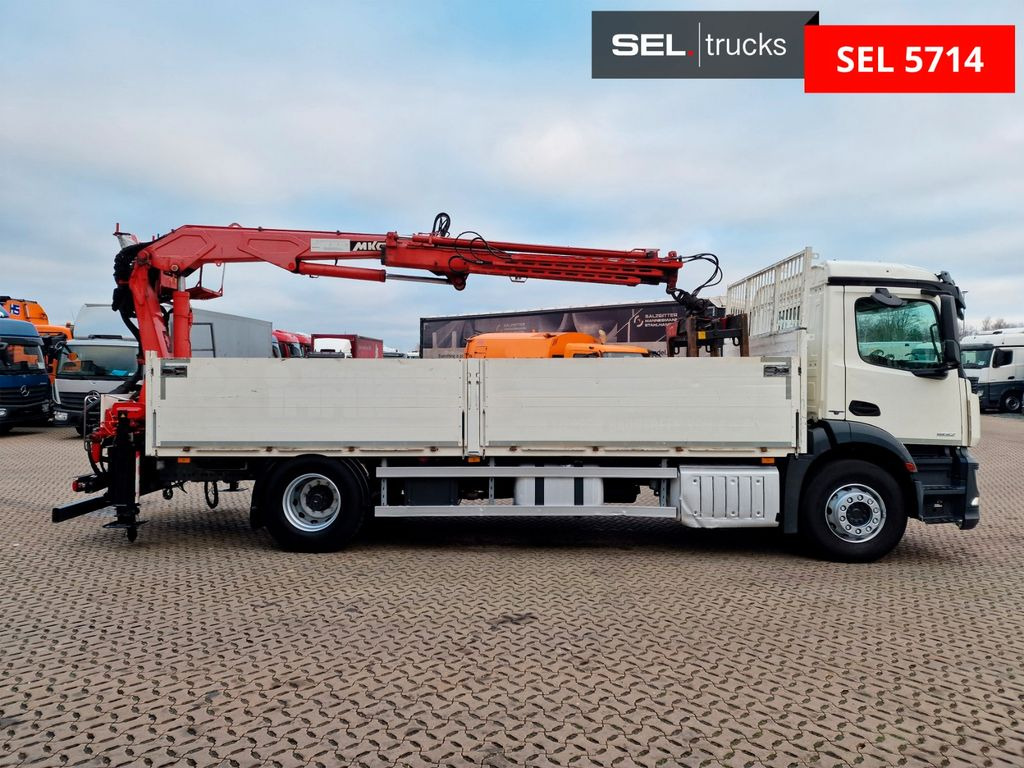 Mercedes-Benz Antos 1832 / MKG Kran Mercedes-Benz Antos 1832 / MKG Kran - Platós teherautó, Darus autó: 5 kép. Mercedes-Benz Antos 1832 / MKG Kran Mercedes-Benz Antos 1832 / MKG Kran - Platós teherautó, Darus autó: 5 kép.