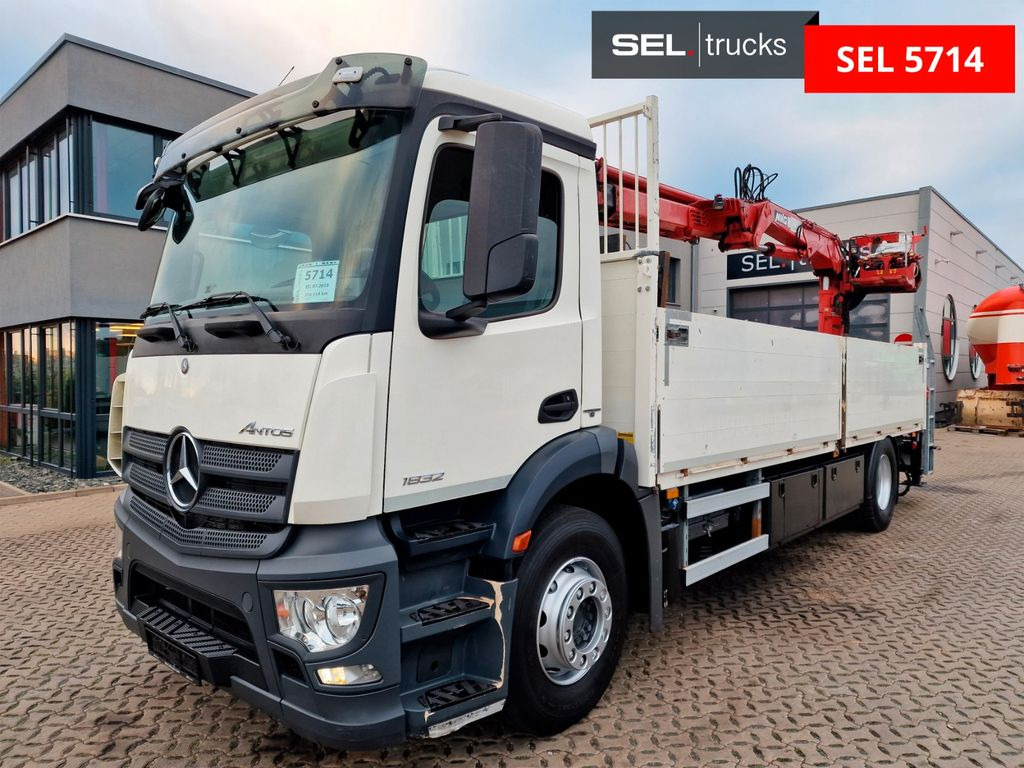 Mercedes-Benz Antos 1832 / MKG Kran Mercedes-Benz Antos 1832 / MKG Kran - Platós teherautó, Darus autó: 2 kép. Mercedes-Benz Antos 1832 / MKG Kran Mercedes-Benz Antos 1832 / MKG Kran - Platós teherautó, Darus autó: 2 kép.