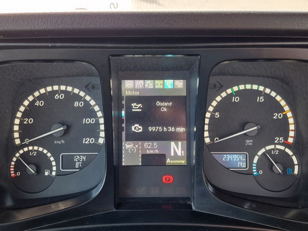 Konténerszállító Mercedes-Benz Antos 1851 / Meiller Kipper / Standklima / Navi: 24 kép.