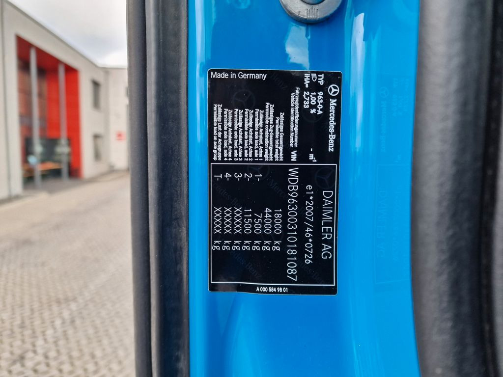 Konténerszállító Mercedes-Benz Antos 1851 / Meiller Kipper / Standklima / Navi: 15 kép.