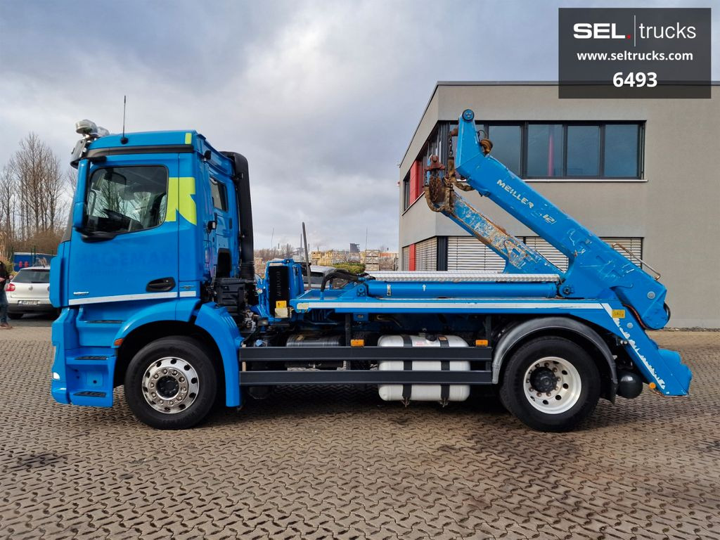 Konténerszállító Mercedes-Benz Antos 1851 / Meiller Kipper / Standklima / Navi: 8 kép.