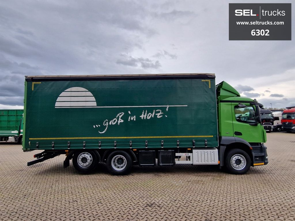 Mercedes-Benz Antos 2536 L / LENKACHSE / STERZANTE - Ponyvás teherautó: 4 kép. Mercedes-Benz Antos 2536 L / LENKACHSE / STERZANTE - Ponyvás teherautó: 4 kép.