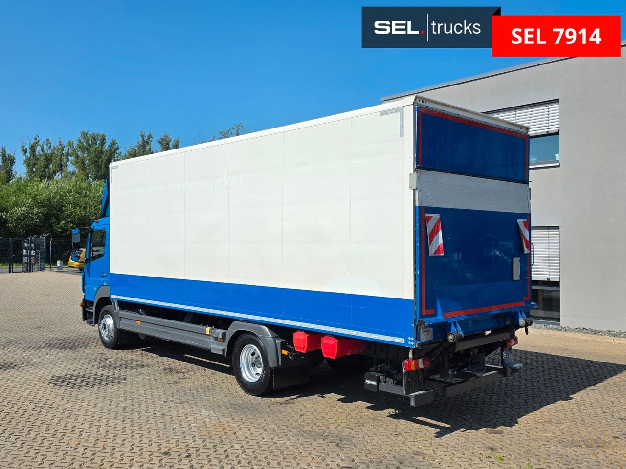 Dobozos felépítményű teherautó Mercedes-Benz Atego 1324 / Ladebordwand: 7 kép.