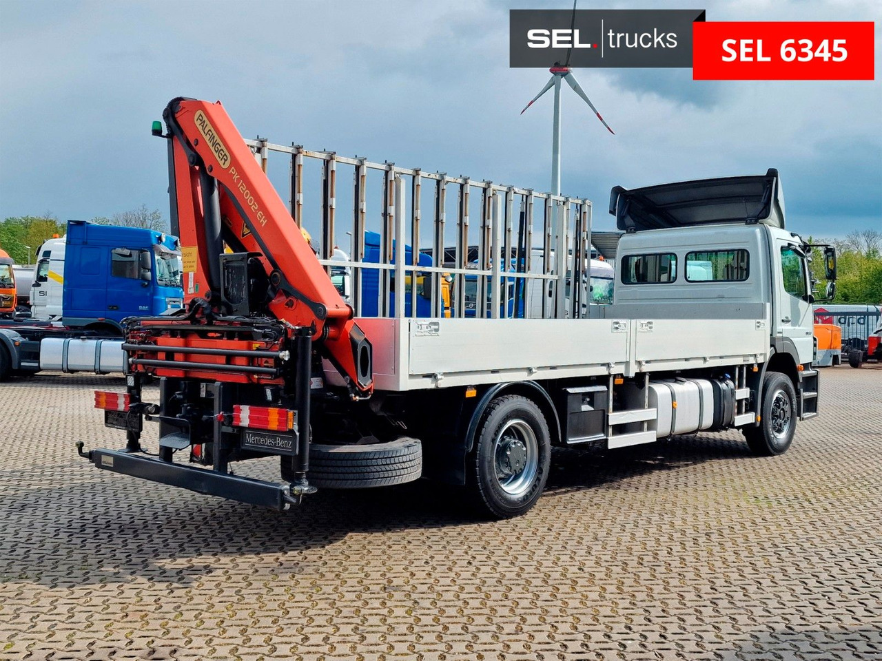 Mercedes-Benz Axor 1833L / Palfinger PK 12002-EH / GLAS - Darus autó: 5 kép. Mercedes-Benz Axor 1833L / Palfinger PK 12002-EH / GLAS - Darus autó: 5 kép.