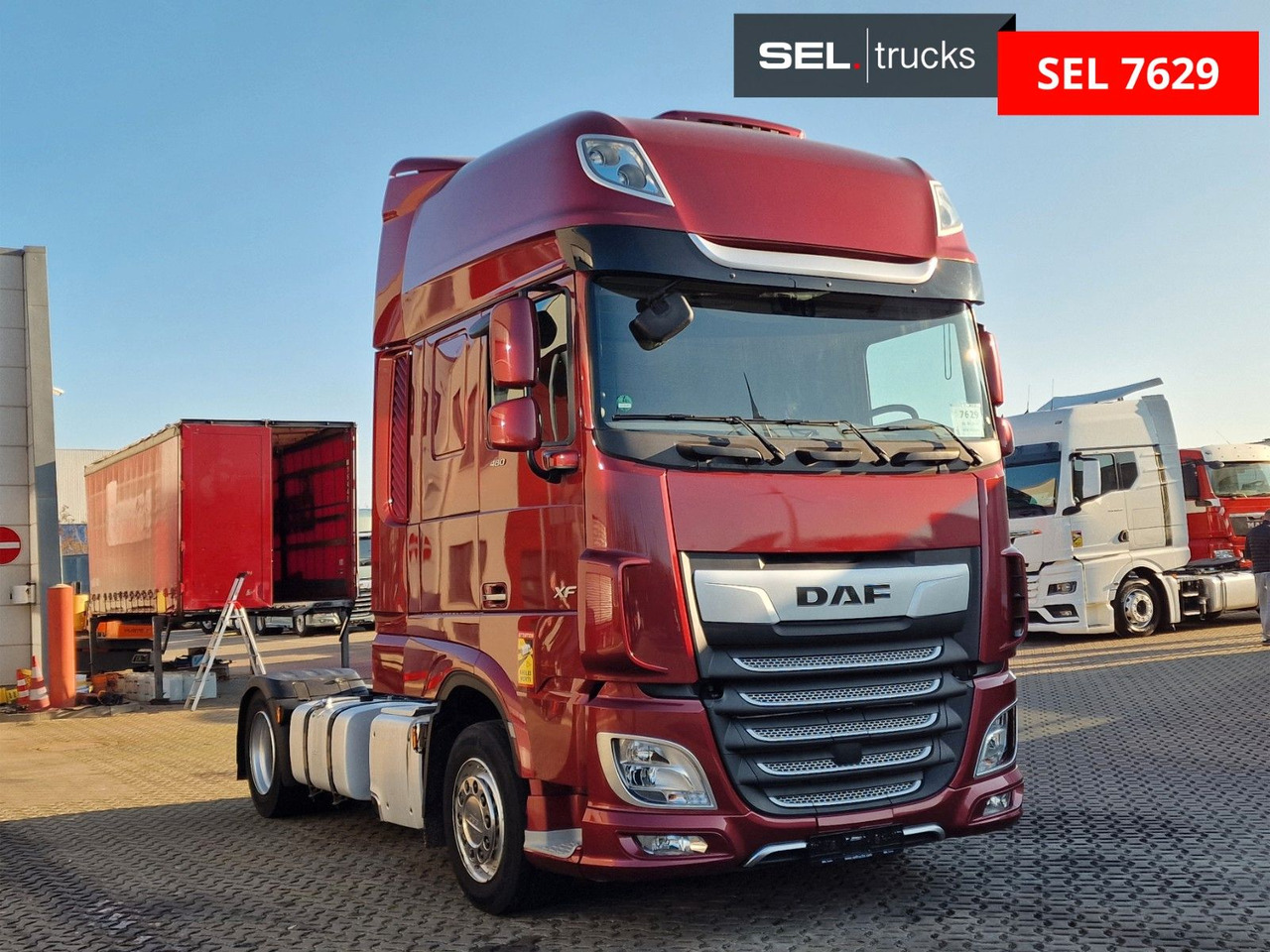 DAF XF 480 FT / ZF Intarder / Euro 6D - Nyergesvontató: 3 kép. DAF XF 480 FT / ZF Intarder / Euro 6D - Nyergesvontató: 3 kép.