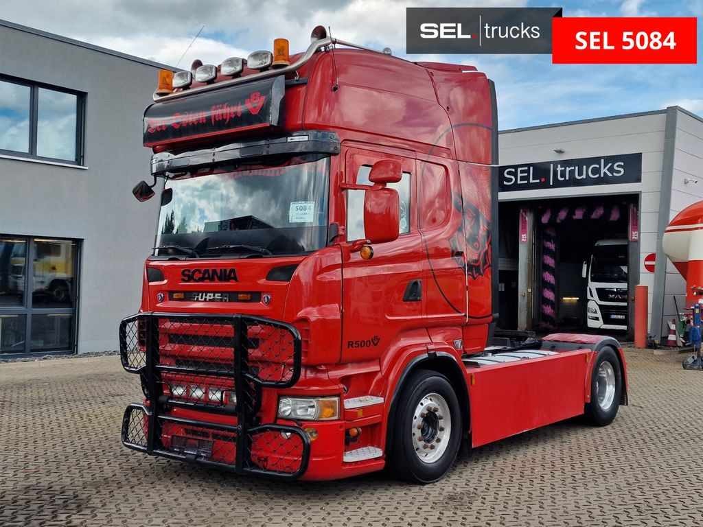 Scania R 500 LA4X2MNB / Retarder / Kipphydraulik / 16l - Nyergesvontató: 1 kép. Scania R 500 LA4X2MNB / Retarder / Kipphydraulik / 16l - Nyergesvontató: 1 kép.
