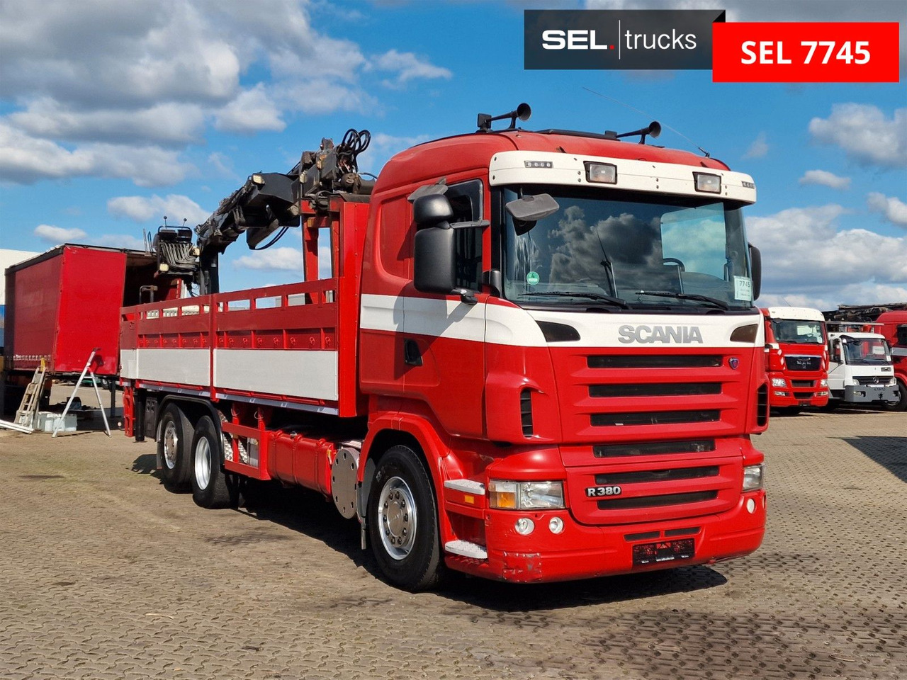 Scania R 340 LB6X2*4MNA /Retarder/HIAB 166K /Lenkachse - Darus autó: 3 kép. Scania R 340 LB6X2*4MNA /Retarder/HIAB 166K /Lenkachse - Darus autó: 3 kép.