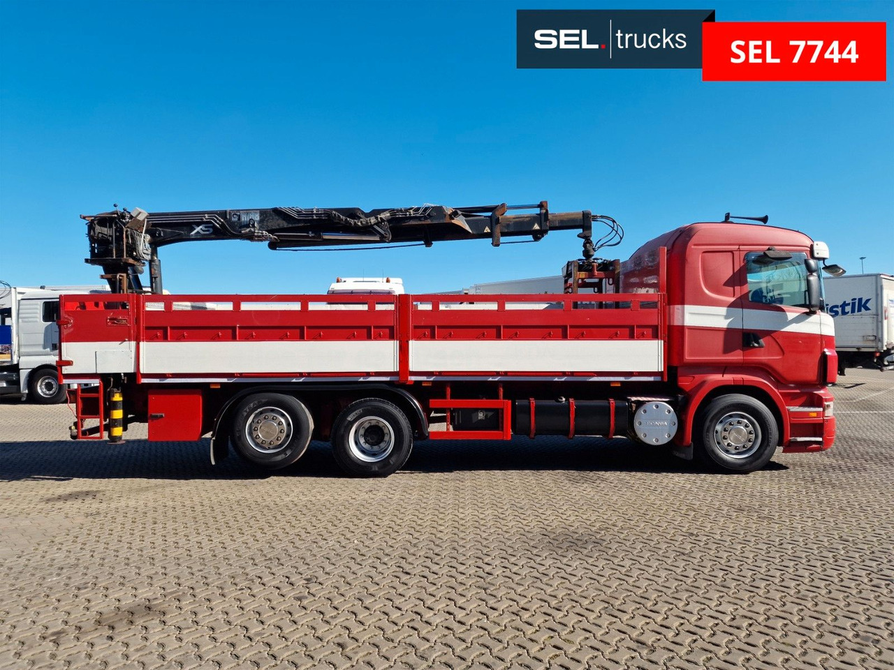 Scania R 340 LB6X2*4MNA /Retarder /HIAB 166K /Lenkachse - Darus autó: 4 kép. Scania R 340 LB6X2*4MNA /Retarder /HIAB 166K /Lenkachse - Darus autó: 4 kép.