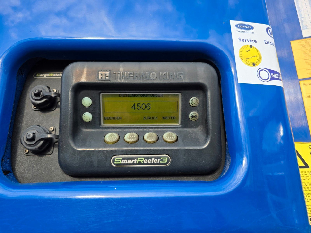 Félpótkocsi hűtős Schmitz Cargobull SKO 20/LZG 13.45 FP45 COOL / Thermo King SLX 100: 26 kép.