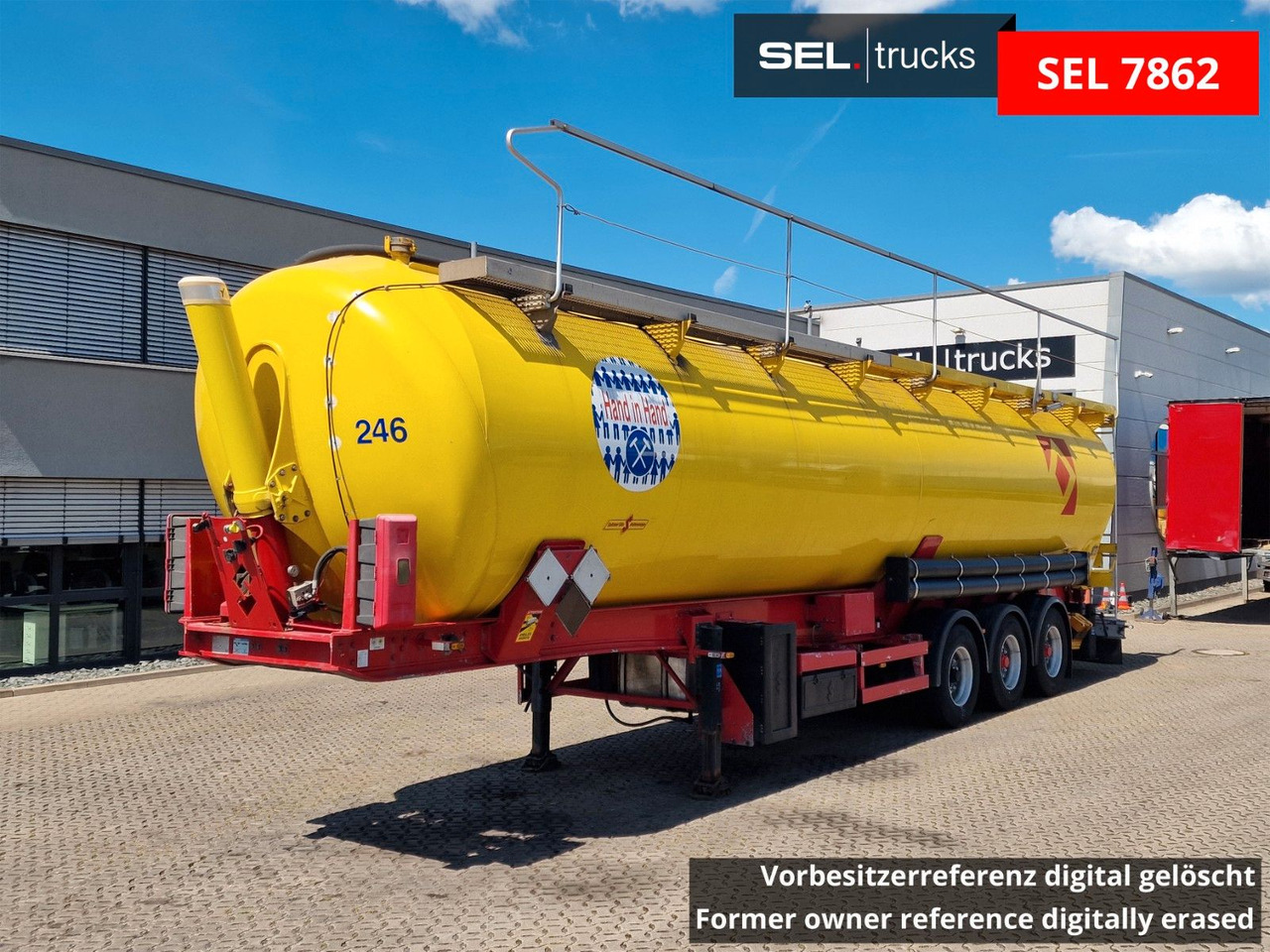 Spitzer SK2766CAL GGVS / Kippsilo / Alu / ADR AT / 66m³ - Silós félpótkocsi: 1 kép. Spitzer SK2766CAL GGVS / Kippsilo / Alu / ADR AT / 66m³ - Silós félpótkocsi: 1 kép.