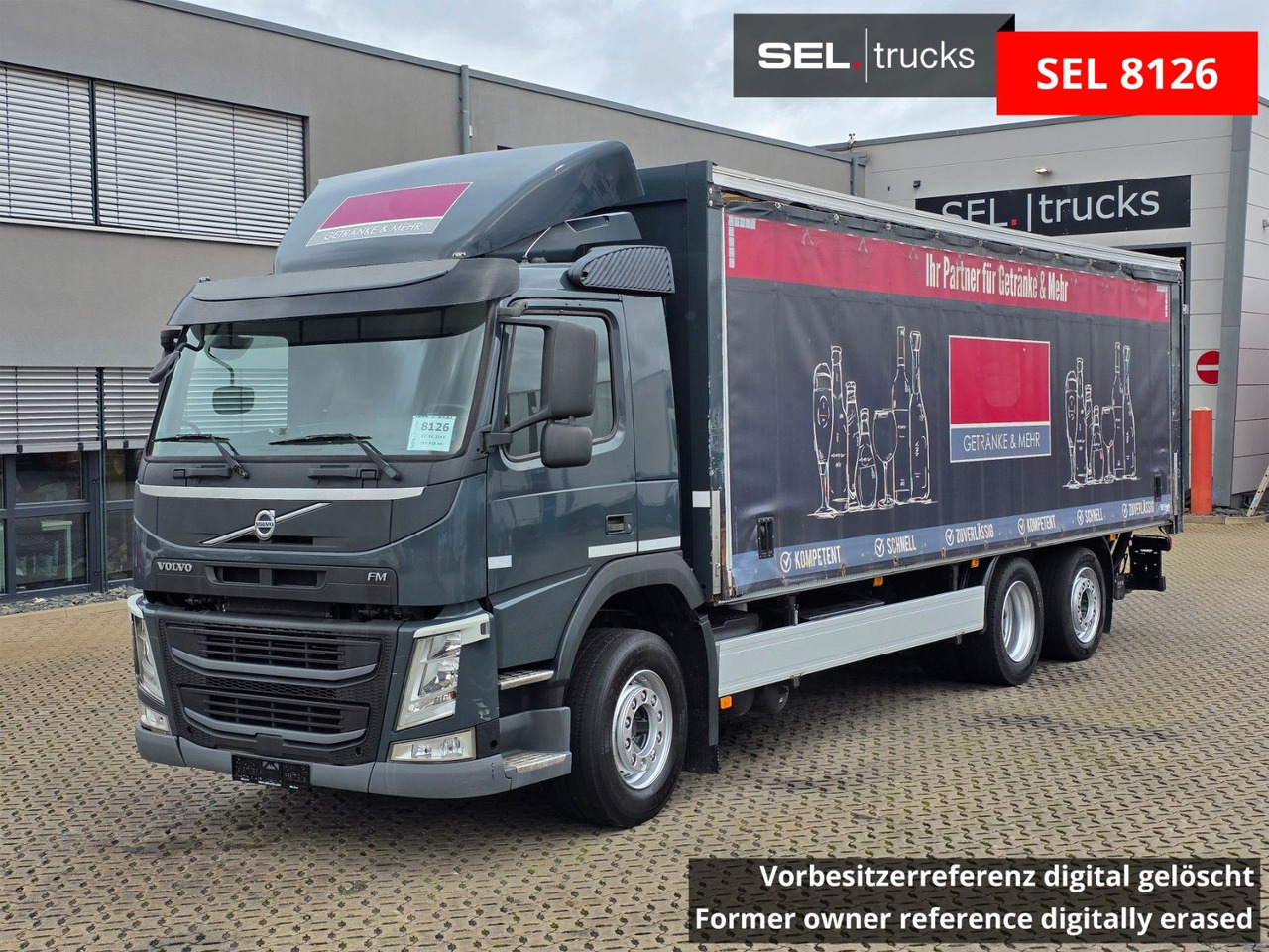 Volvo FM 410 / Ladebordwand / Lenkachse - Ponyvás teherautó: 1 kép. Volvo FM 410 / Ladebordwand / Lenkachse - Ponyvás teherautó: 1 kép.