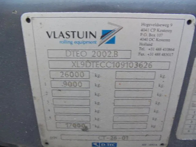 Félpótkocsi cserefelépítményes D-Tec CT-53-04D: 12 kép.