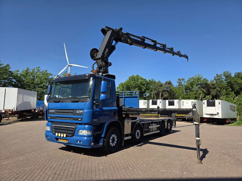 DAF CF 85.460 EEV 8X2 + HIAB 477E6 HIPRO - Darus autó: 1 kép. DAF CF 85.460 EEV 8X2 + HIAB 477E6 HIPRO - Darus autó: 1 kép.