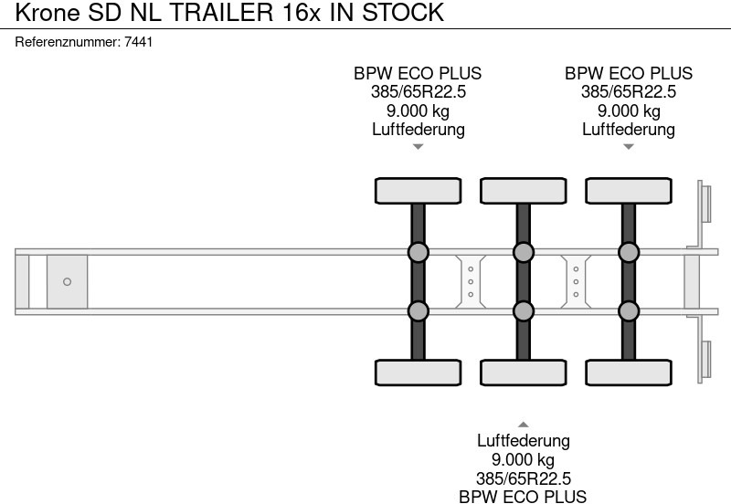 Krone SD NL TRAILER 16x IN STOCK lízing Krone SD NL TRAILER 16x IN STOCK: 13 kép.