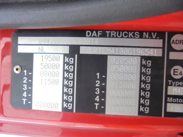 Nyergesvontató DAF CF 410 SSC: 16 kép.