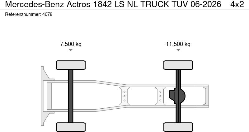 Nyergesvontató Mercedes-Benz Actros 1842 LS NL TRUCK TUV 06-2026: 19 kép. Nyergesvontató Mercedes-Benz Actros 1842 LS NL TRUCK TUV 06-2026: 19 kép.