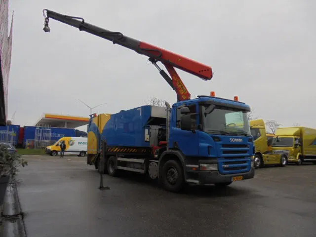 Scania P280 B 6X2 - Szemetesautó: 3 kép. Scania P280 B 6X2 - Szemetesautó: 3 kép.