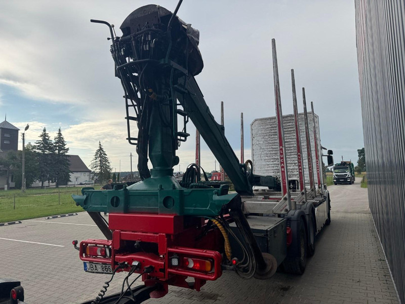 Scania R 730 + NARKO trailer - Rönkszállító teherautó, Darus autó: 3 kép. Scania R 730 + NARKO trailer - Rönkszállító teherautó, Darus autó: 3 kép.