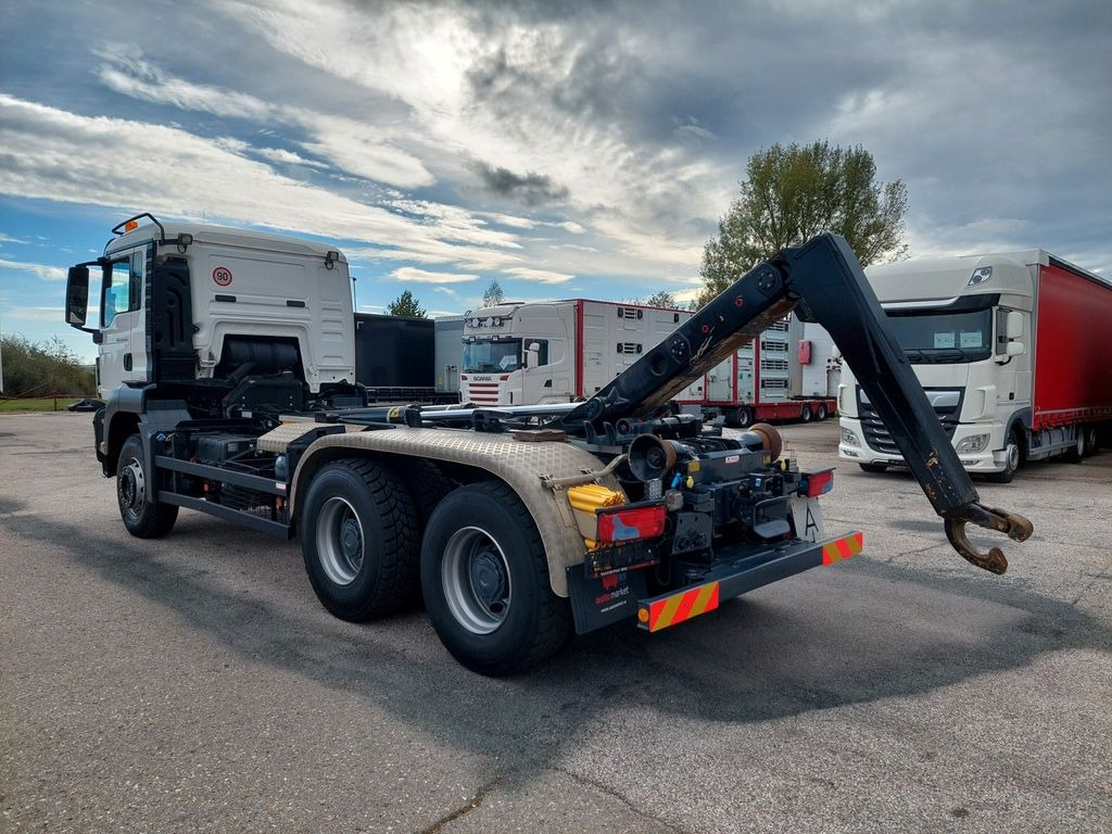 MAN TGS 26.460 BL Meiller RK 20.60 6x4 - Horgos rakodó teherautó: 5 kép. MAN TGS 26.460 BL Meiller RK 20.60 6x4 - Horgos rakodó teherautó: 5 kép.