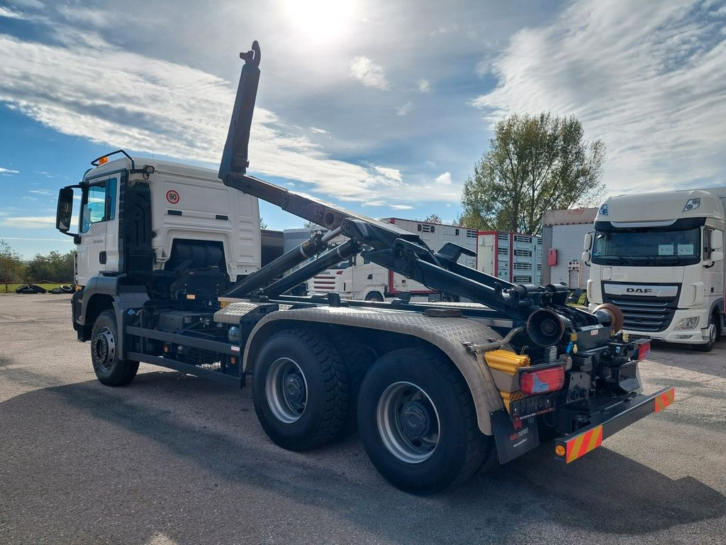 MAN TGS 26.460 BL Meiller RK 20.60 6x4 - Horgos rakodó teherautó: 3 kép. MAN TGS 26.460 BL Meiller RK 20.60 6x4 - Horgos rakodó teherautó: 3 kép.