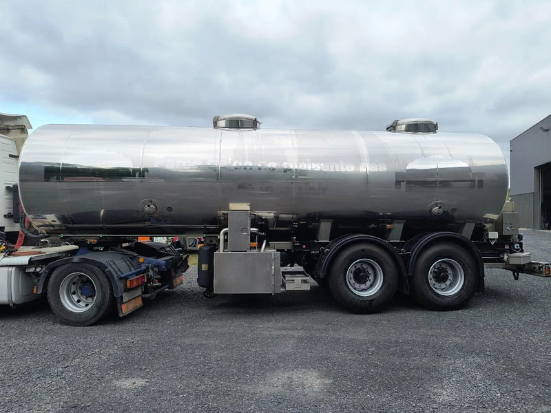 MAISONNEUVE 25000L INSULATED INOX TANK - 2 COMP - PUMP - Tartályos félpótkocsi: 2 kép. MAISONNEUVE 25000L INSULATED INOX TANK - 2 COMP - PUMP - Tartályos félpótkocsi: 2 kép.