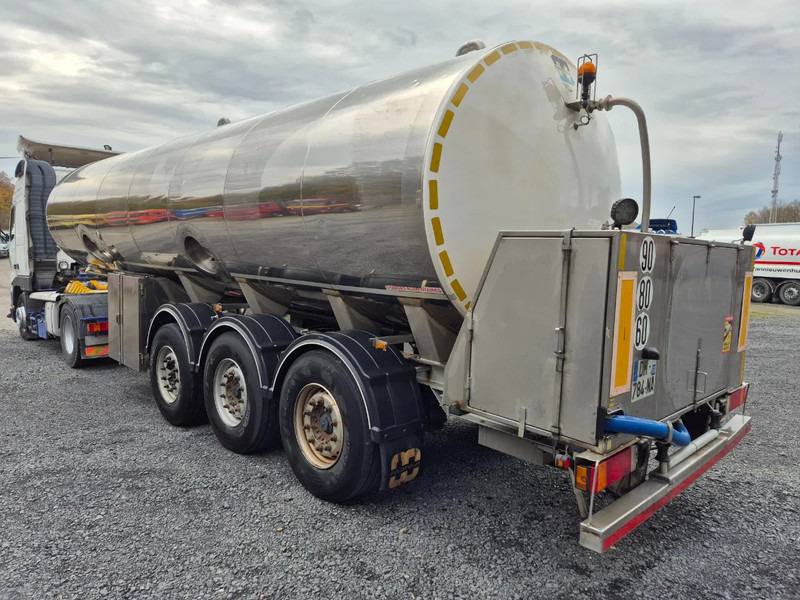 MAISONNEUVE 29000L INSULATED INOX TANK - HYDRAULIC PUMP - SAMPLE TAKING - Tartályos félpótkocsi: 3 kép. MAISONNEUVE 29000L INSULATED INOX TANK - HYDRAULIC PUMP - SAMPLE TAKING - Tartályos félpótkocsi: 3 kép.