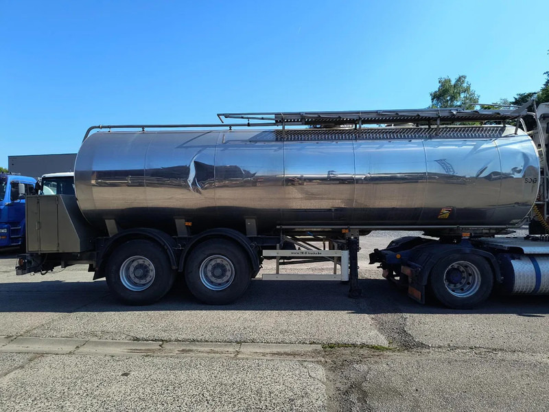 MAISONNEUVE INSULATED INOX TANK 25000 L - 1 COMP - PUMP - Tartályos félpótkocsi: 5 kép. MAISONNEUVE INSULATED INOX TANK 25000 L - 1 COMP - PUMP - Tartályos félpótkocsi: 5 kép.