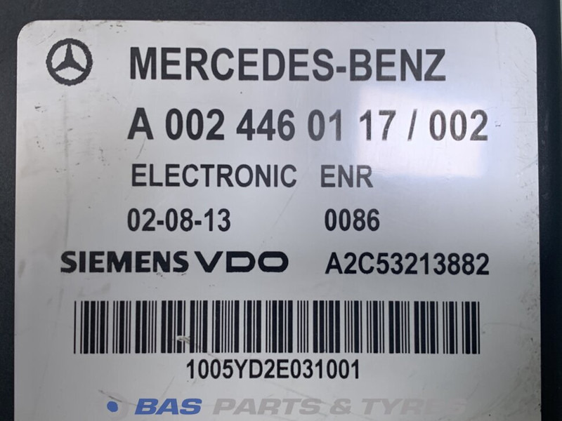 Mercedes-Benz Regeleenheid Axor Mercedes A 002 446 01 17 - ECU - Teherautó: 4 kép. Mercedes-Benz Regeleenheid Axor Mercedes A 002 446 01 17 - ECU - Teherautó: 4 kép.