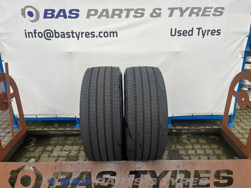 Michelin Michelin 385/55R22.5 X Multi F 160 K M+S 3PMSF gebruikte set - Gumiabroncs - Teherautó: 1 kép. Michelin Michelin 385/55R22.5 X Multi F 160 K M+S 3PMSF gebruikte set - Gumiabroncs - Teherautó: 1 kép.