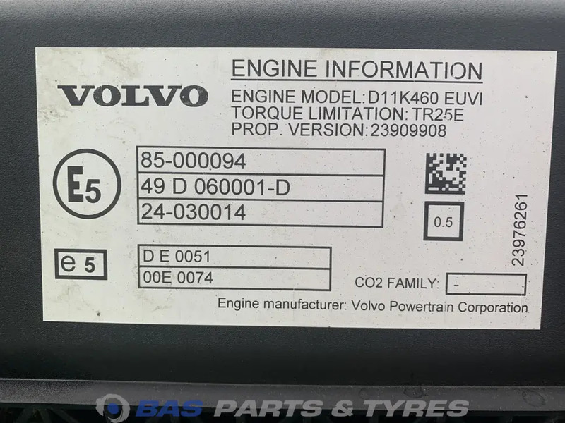 Volvo FM5 Motor Volvo D11K 460 K5 22611917 - Motor - Teherautó: 5 kép. Volvo FM5 Motor Volvo D11K 460 K5 22611917 - Motor - Teherautó: 5 kép.