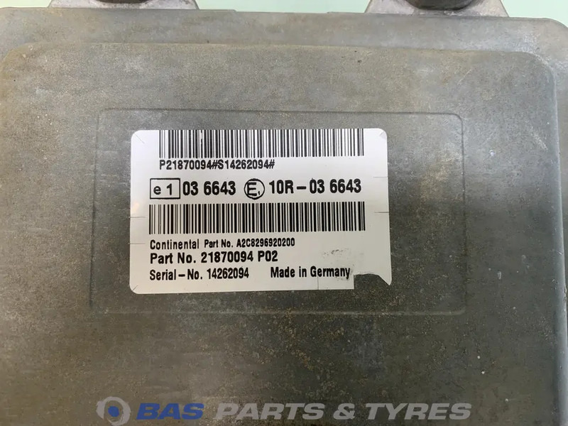Volvo Regeleenheid Ad-Blue Volvo 21870094 - ECU - Teherautó: 3 kép. Volvo Regeleenheid Ad-Blue Volvo 21870094 - ECU - Teherautó: 3 kép.