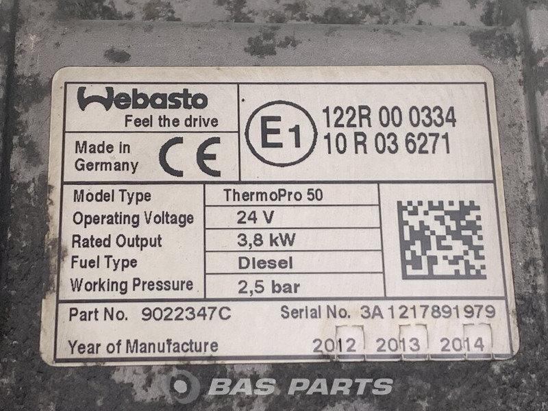 Webasto TP50 Standkachel A 001 830 31 20 - Fűtés/ Szellőzés gep - Teherautó: 4 kép. Webasto TP50 Standkachel A 001 830 31 20 - Fűtés/ Szellőzés gep - Teherautó: 4 kép.