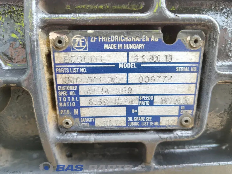 ZF DAF 6S800 TO Ecolite Versnellingsbak 6S800 TO - Sebességváltó - Teherautó: 5 kép. ZF DAF 6S800 TO Ecolite Versnellingsbak 6S800 TO - Sebességváltó - Teherautó: 5 kép.