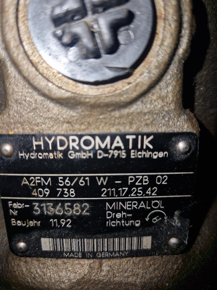 BOMBA HYDROMATIK A2FM 56/61W - Hidraulikus szivattyú: 3 kép. BOMBA HYDROMATIK A2FM 56/61W - Hidraulikus szivattyú: 3 kép.