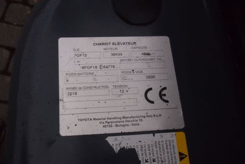 Wózek widłowy Toyota 8FGF15 2018 TRIPLEX system SAS (blokowanie tylnej osi) - Gázüzemű targonca: 5 kép. Wózek widłowy Toyota 8FGF15 2018 TRIPLEX system SAS (blokowanie tylnej osi) - Gázüzemű targonca: 5 kép.