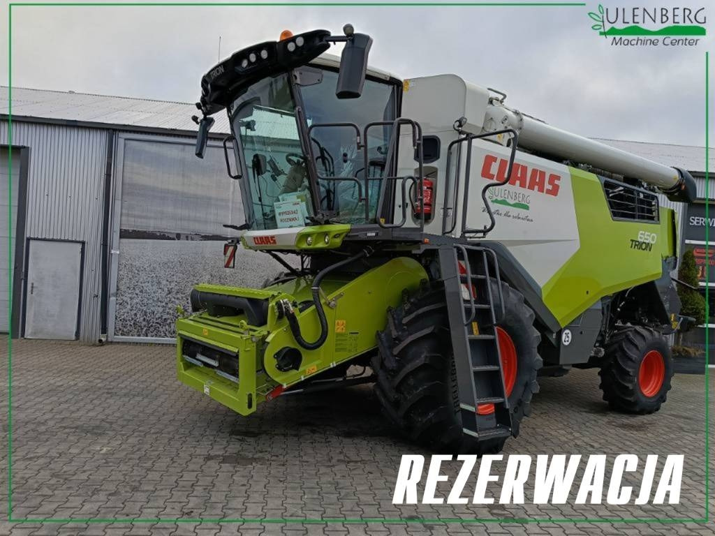 Claas TRION 650 - Kombájn: 1 kép. Claas TRION 650 - Kombájn: 1 kép.