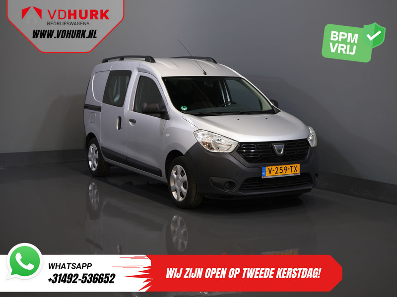 Dacia Dokker 1.5 dCi MARGE NL Auto/ APK 1-2027/ PDC/ Cruise/ Trekhaak/ Airco - Kis furgon: 1 kép. Dacia Dokker 1.5 dCi MARGE NL Auto/ APK 1-2027/ PDC/ Cruise/ Trekhaak/ Airco - Kis furgon: 1 kép.