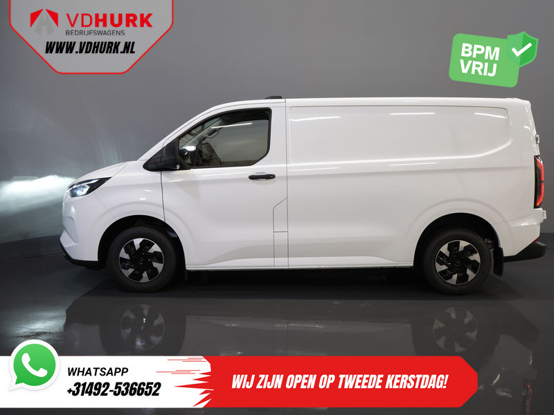 Kis furgon, Elektromos kisteherautó Ford E-Transit Custom 320 Trend 65 kWh 330 km WLTP LED/ Snellader/ 2.3t Trekverm./ Stuurverw./ Stoelverw./ Carplay/ Climate/ Camera/ PDC/ Cruise: 10 kép.