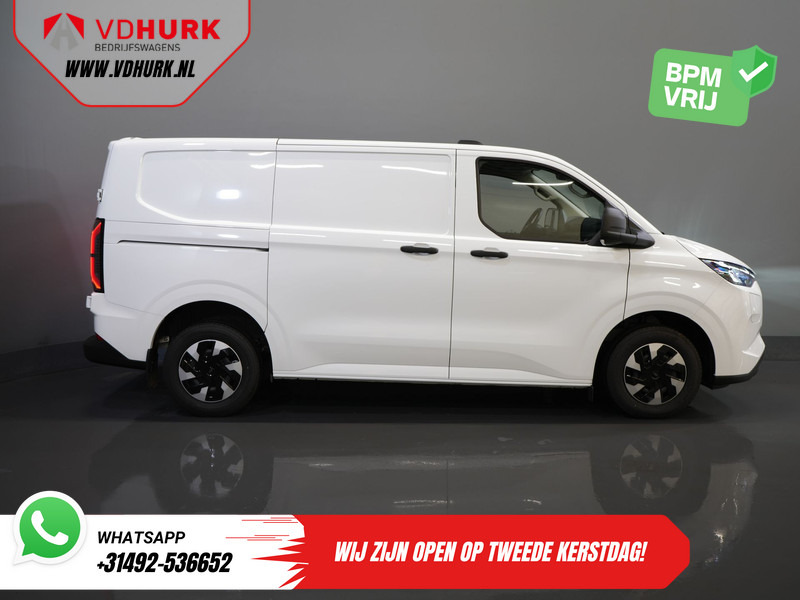 Kis furgon, Elektromos kisteherautó Ford E-Transit Custom 320 Trend 65 kWh 330 km WLTP LED/ Snellader/ 2.3t Trekverm./ Stuurverw./ Stoelverw./ Carplay/ Climate/ Camera/ PDC/ Cruise: 11 kép.