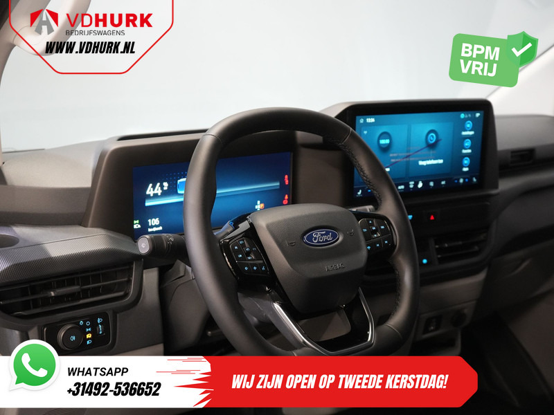 Kis furgon, Elektromos kisteherautó Ford E-Transit Custom 320 Trend 65 kWh 330 km WLTP LED/ Snellader/ 2.3t Trekverm./ Stuurverw./ Stoelverw./ Carplay/ Climate/ Camera/ PDC/ Cruise: 14 kép.