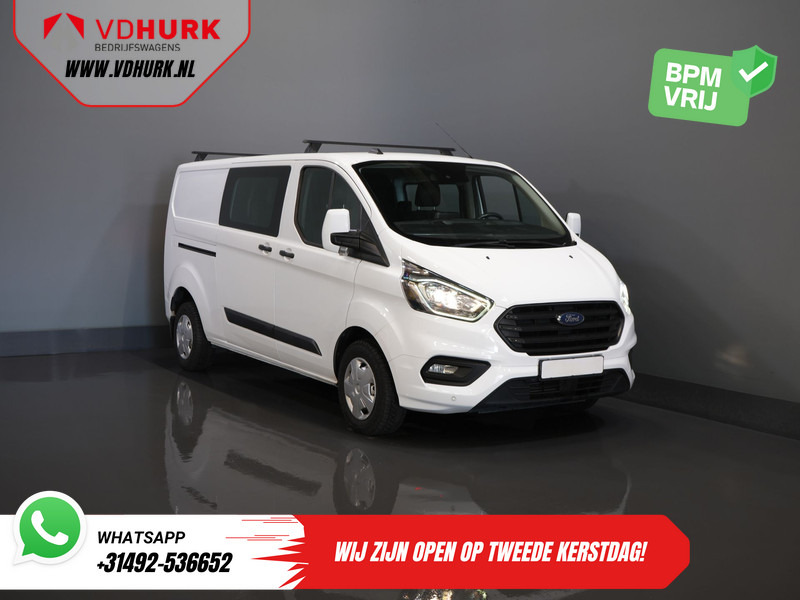Ford Transit Custom 2.0 TDCI L2 Trend DC Dubbel Cabine BPM VRIJ! Stoelverw./ Carplay/ 2.7t Trekverm./ Navi/ PDC/ Cruise - Kis furgon, Duplakabinos kisteherautó: 1 kép. Ford Transit Custom 2.0 TDCI L2 Trend DC Dubbel Cabine BPM VRIJ! Stoelverw./ Carplay/ 2.7t Trekverm./ Navi/ PDC/ Cruise - Kis furgon, Duplakabinos kisteherautó: 1 kép.