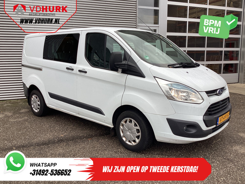 Ford Transit Custom 2.2 TDCI Trend DC Dubbel Cabine EXPORT 6 Pers./ Navi/ Camera/ Cruise/ Airco / PDC V+A/ Trekhaak - Kis furgon, Duplakabinos kisteherautó: 1 kép. Ford Transit Custom 2.2 TDCI Trend DC Dubbel Cabine EXPORT 6 Pers./ Navi/ Camera/ Cruise/ Airco / PDC V+A/ Trekhaak - Kis furgon, Duplakabinos kisteherautó: 1 kép.