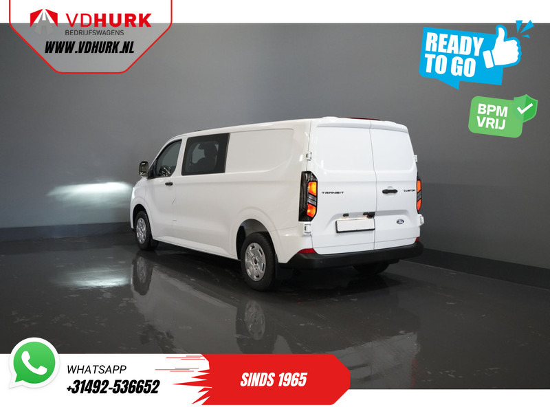 Ford Transit Custom 320 2.0 TDCI 136 pk L2 BPM VRIJ! DC Dubbel Cabine/ 5 jaar/200.000 km Garantie/ Carplay/ Climate/ Camera/ PDC/ Cruise - Kis furgon, Duplakabinos kisteherautó: 2 kép. Ford Transit Custom 320 2.0 TDCI 136 pk L2 BPM VRIJ! DC Dubbel Cabine/ 5 jaar/200.000 km Garantie/ Carplay/ Climate/ Camera/ PDC/ Cruise - Kis furgon, Duplakabinos kisteherautó: 2 kép.