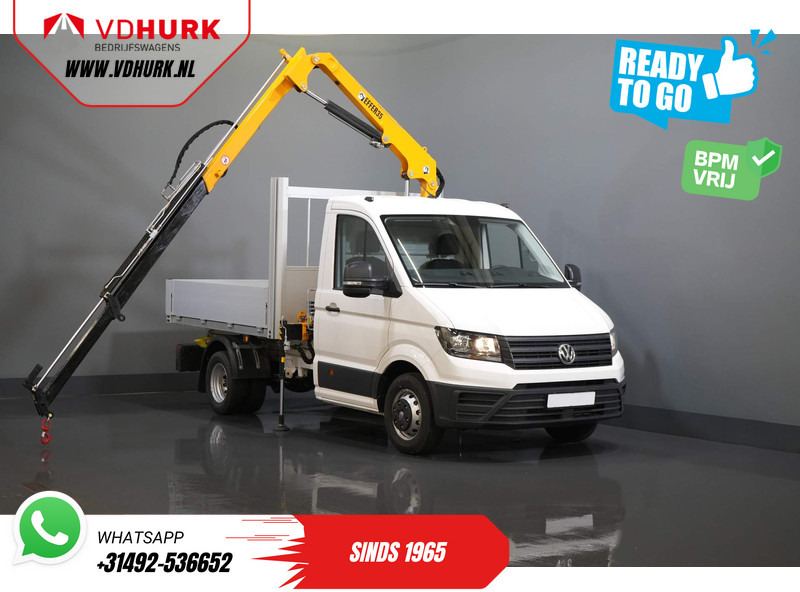 Volkswagen Crafter 50 165 pk Effer 352S Kraan/ Crane/ Kran/ Autokran/ PTO/ Open laadbak/ Dubbel Lucht - Kisteherautó: 1 kép. Volkswagen Crafter 50 165 pk Effer 352S Kraan/ Crane/ Kran/ Autokran/ PTO/ Open laadbak/ Dubbel Lucht - Kisteherautó: 1 kép.